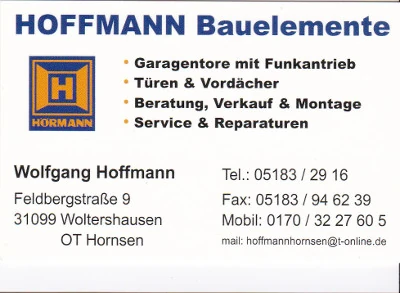 Bauelemente Wolgang Hoffmann